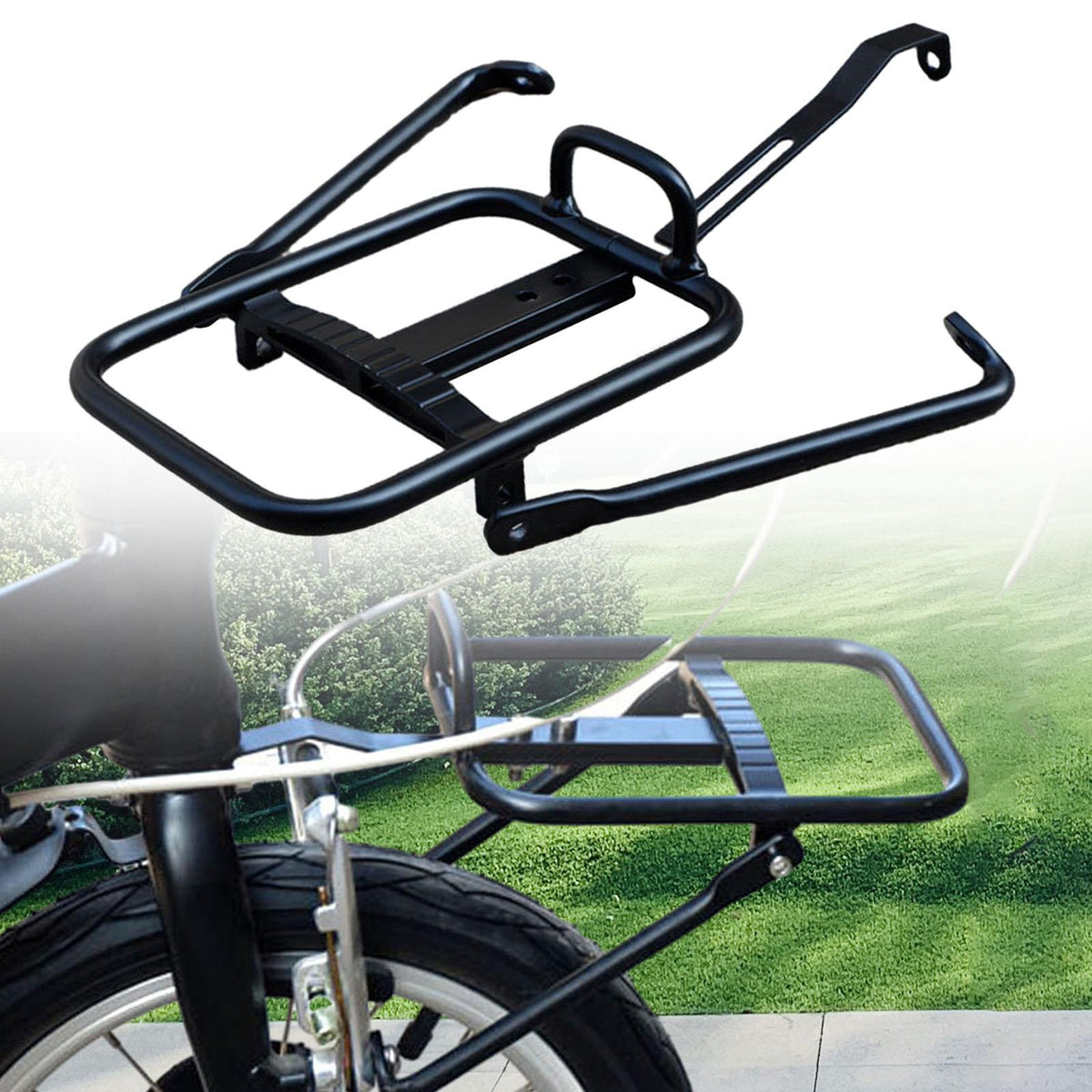 Black Bicycle Cargo Rack O216