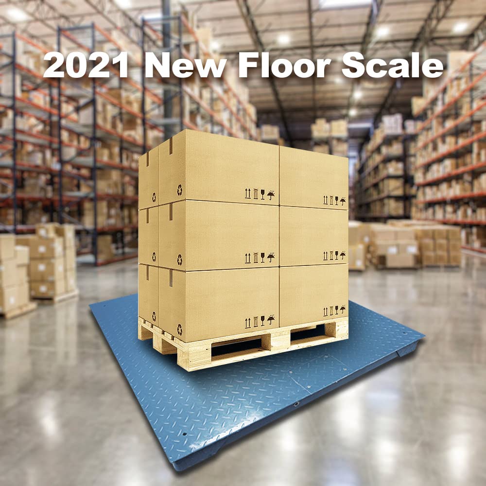 Heavy Duty Industrial Pallet Floor Scale with Digital Display Indicator (36x36) U664