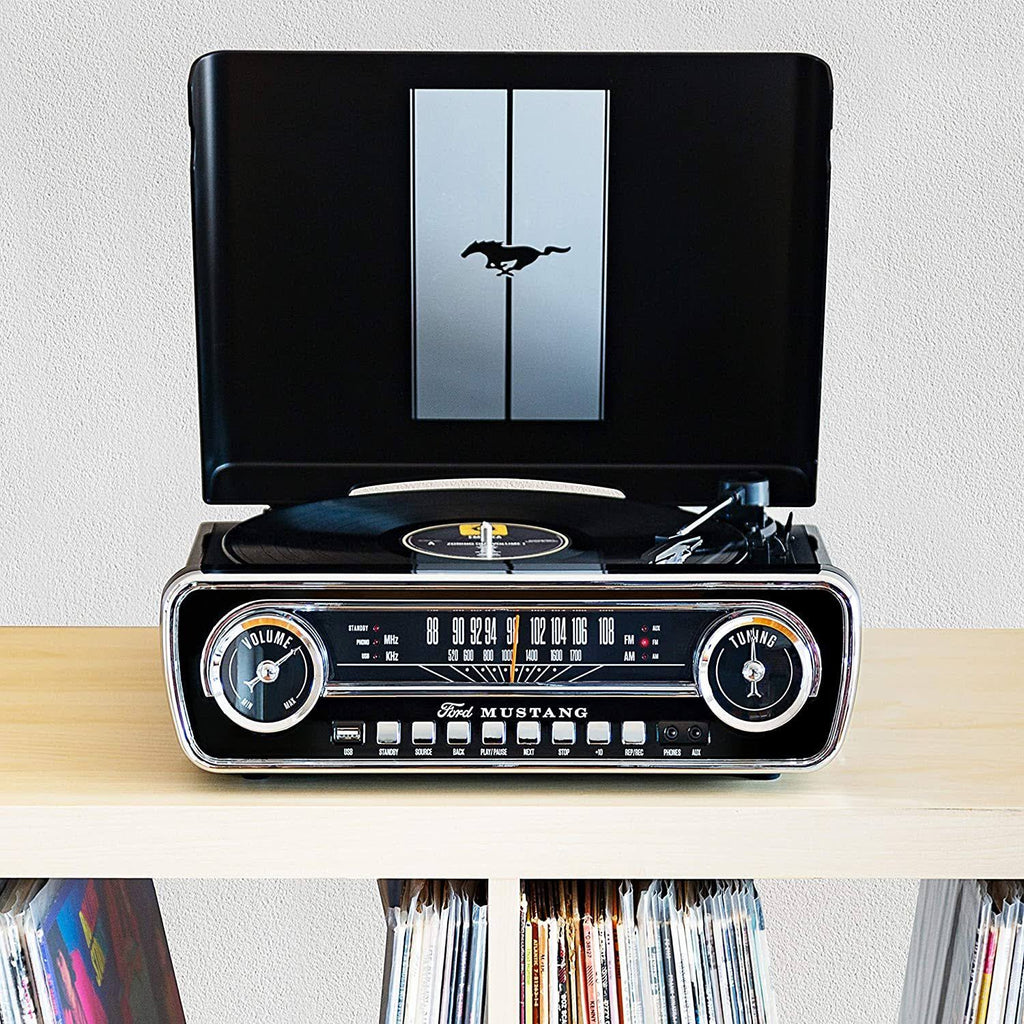 Black 4-in-1 Classic Music Center O8203