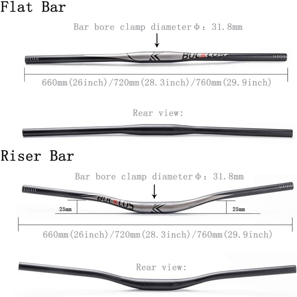 Aluminum Alloy Flat Riser Handlebar C761699