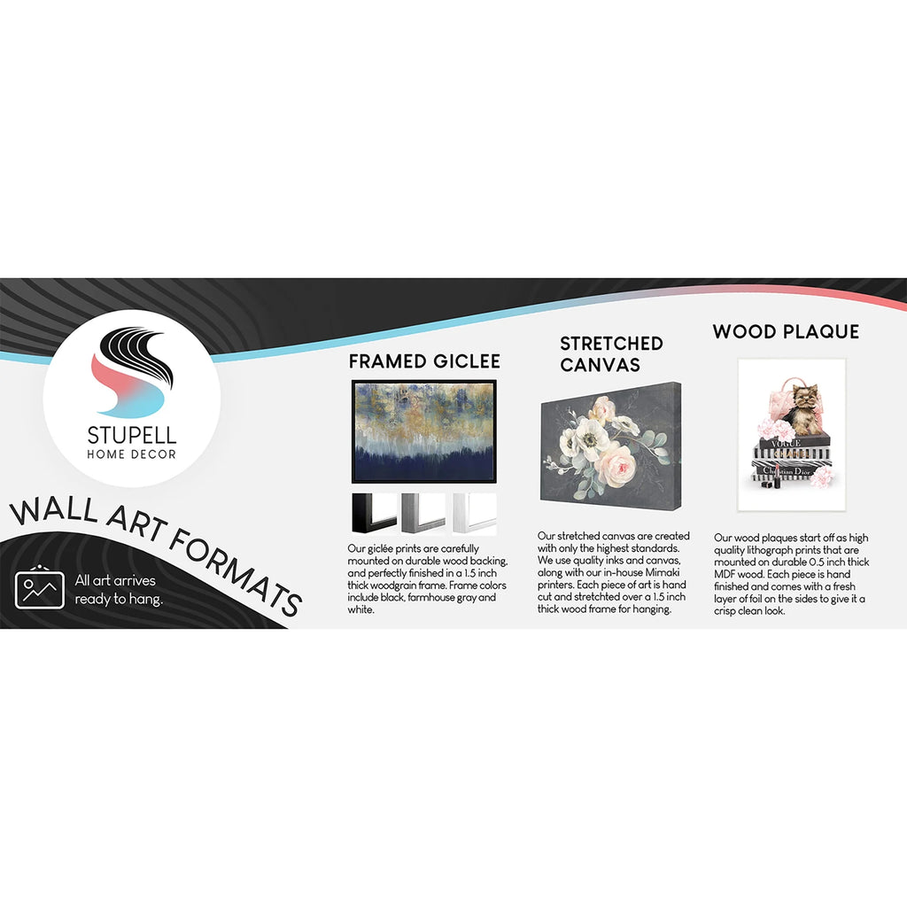 Turquoise Striped Canvas Wall Art S424059