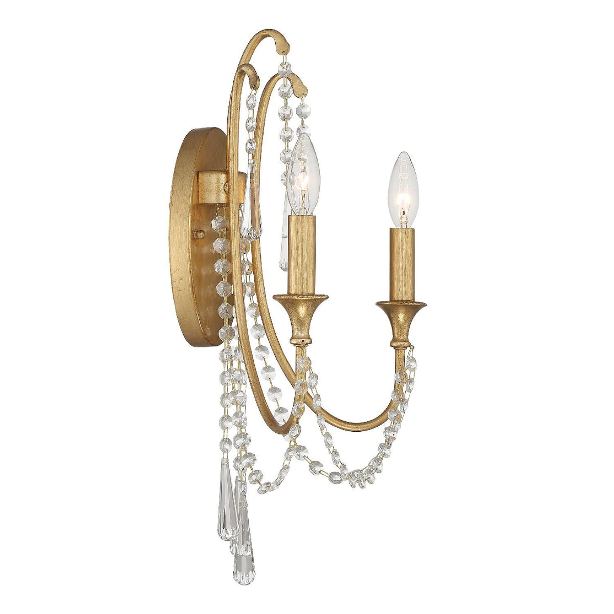 Antique Gold Wall Mount Light X526641