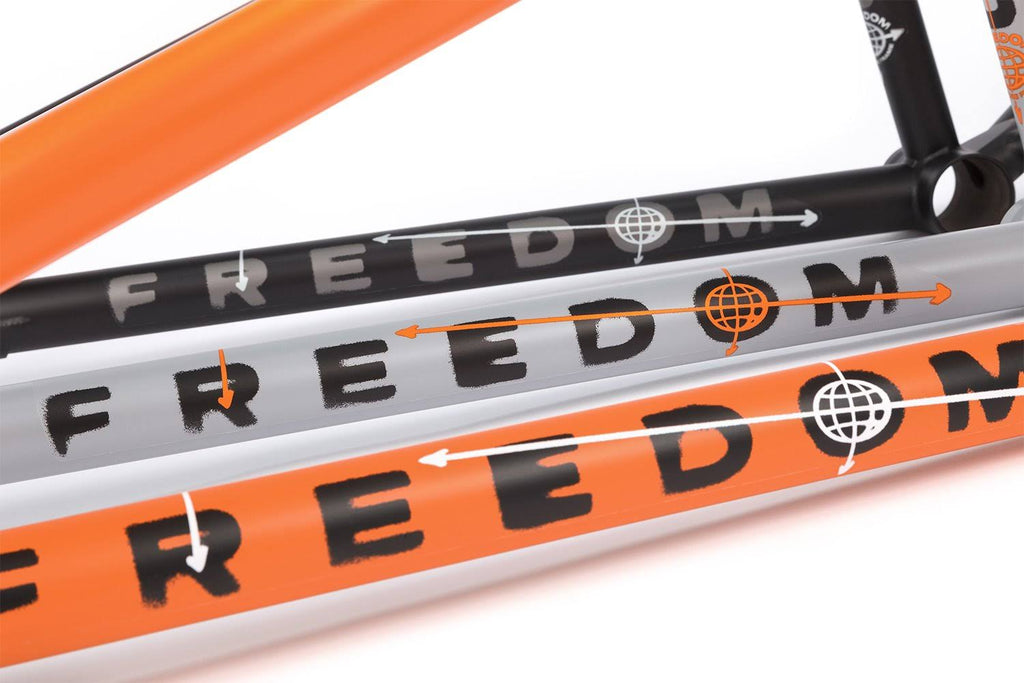 Lava Orange BMX Frame F140319