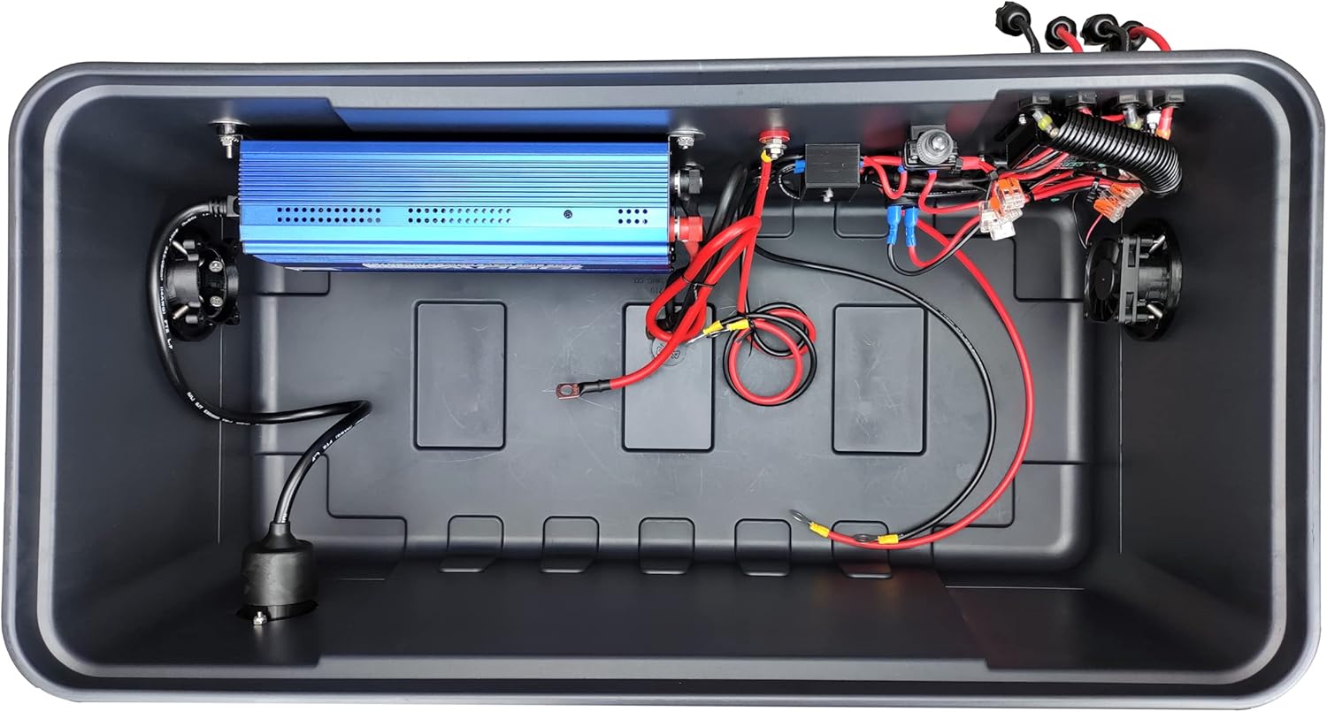 Waterproof MPPT Solar Generator Battery Box with 5000W Inverter M914014