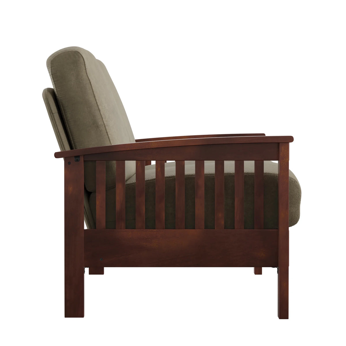 Olive Microfiber Loveseat Y64671