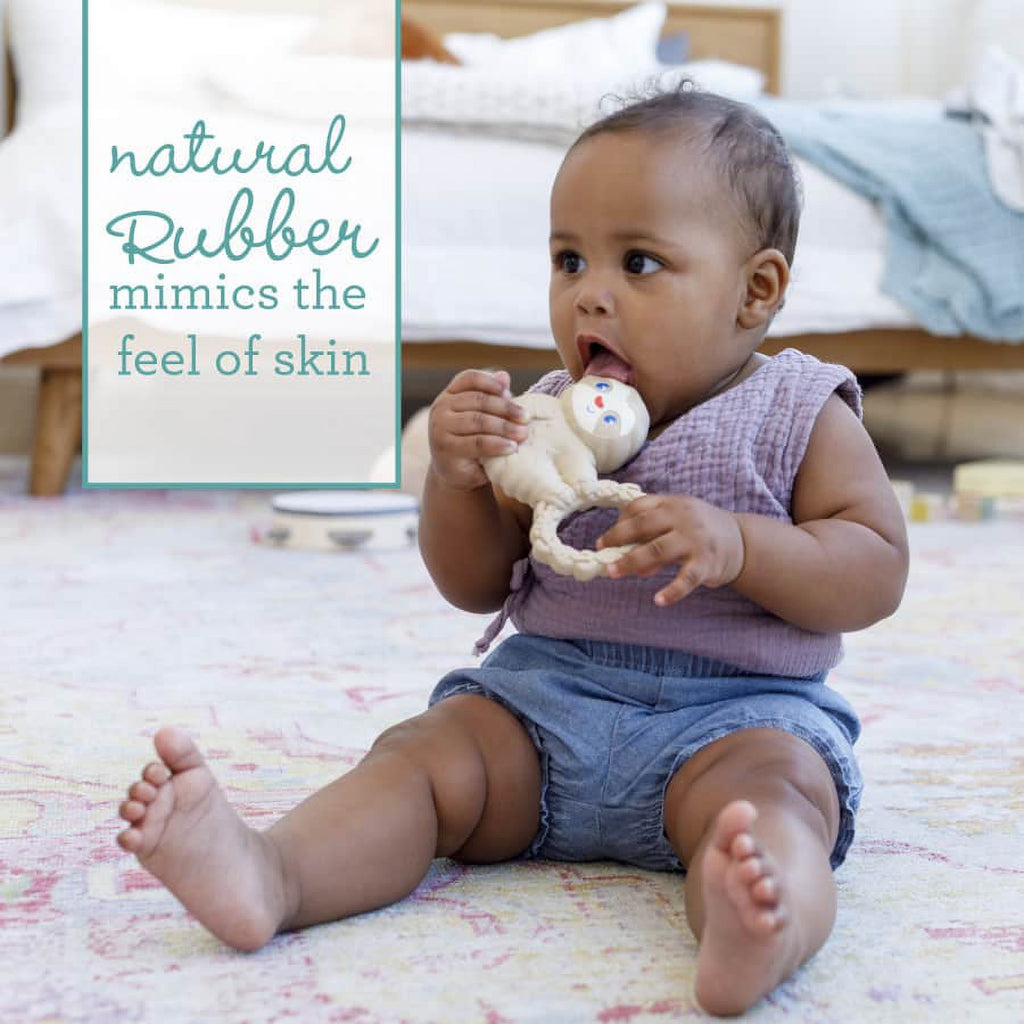 Beige Sloth Teether U96575