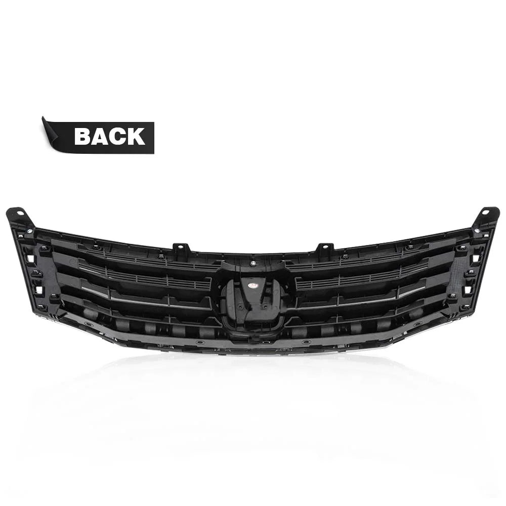 Chrome Front Bumper Hood Upper Grille Grill Trim for 2008-2010 Honda Accord Sedan 4-Door N825
