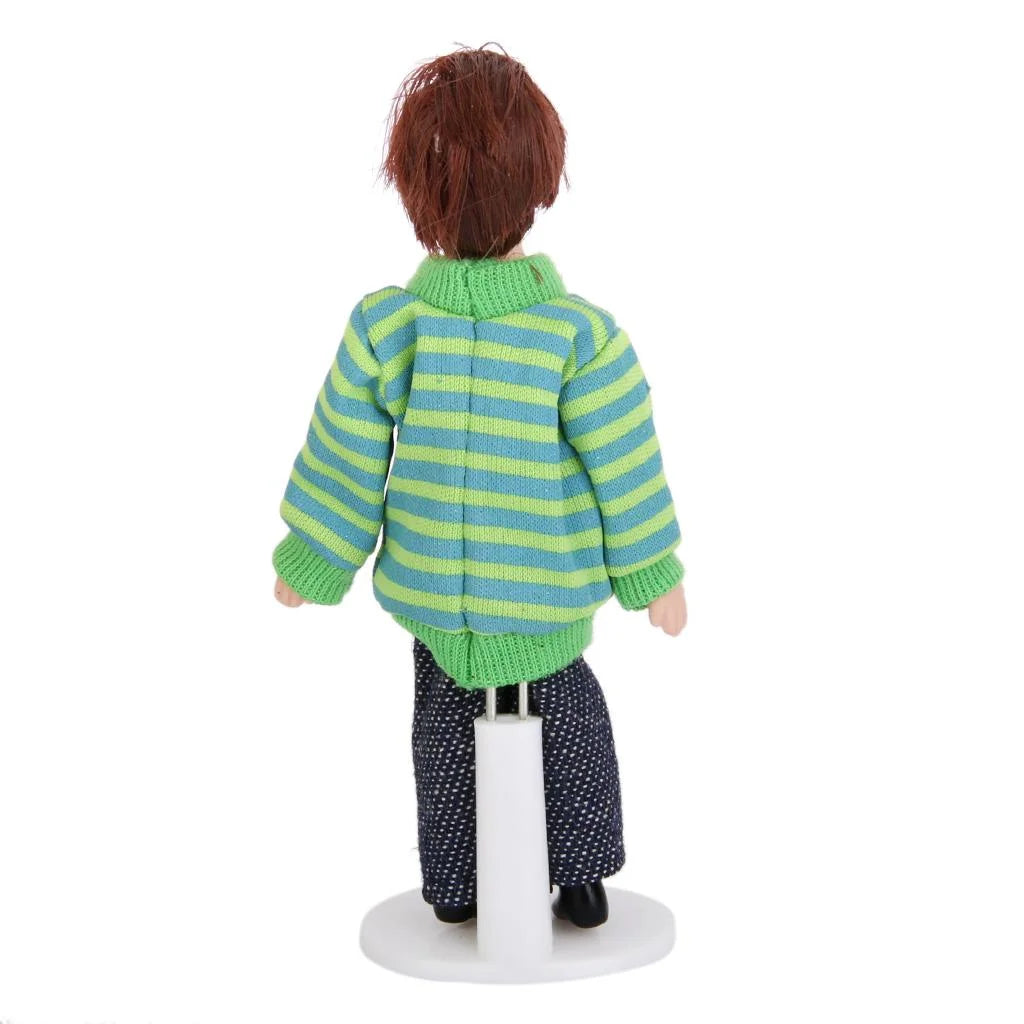 Porcelain Doll People Model with Display Stand S489873