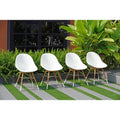 Teak Patio Dining Chair (Set of 4) Z743969
