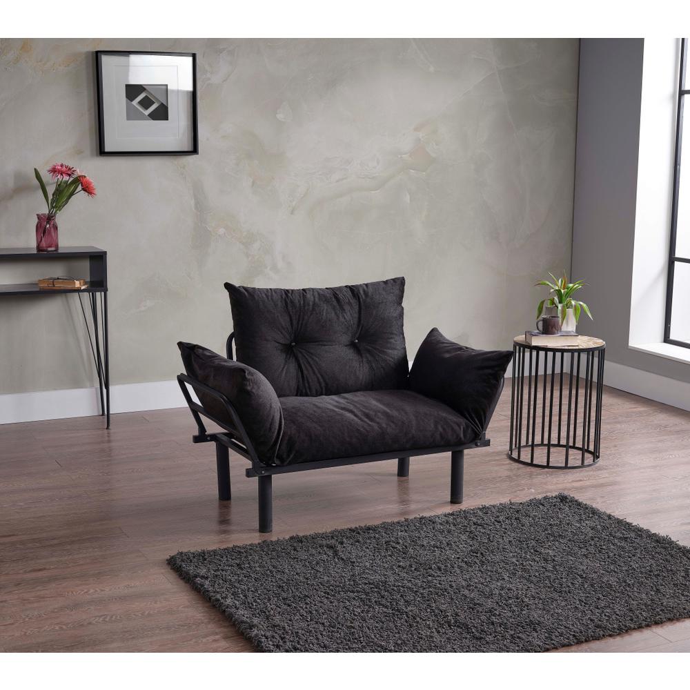 Black Loveseat A177105