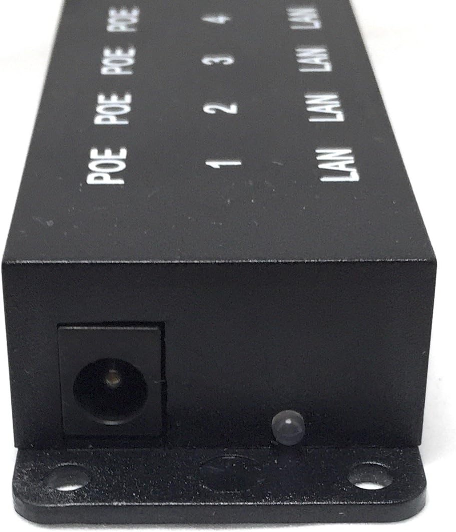 8 Port PoE Injector with 48 Volt 120 Watt Power Supply, Pack of 2 E970