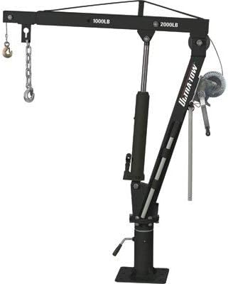 Hydraulic Pickup Truck Crane with Hand Winch, 2000-Lb. Capacity K3256