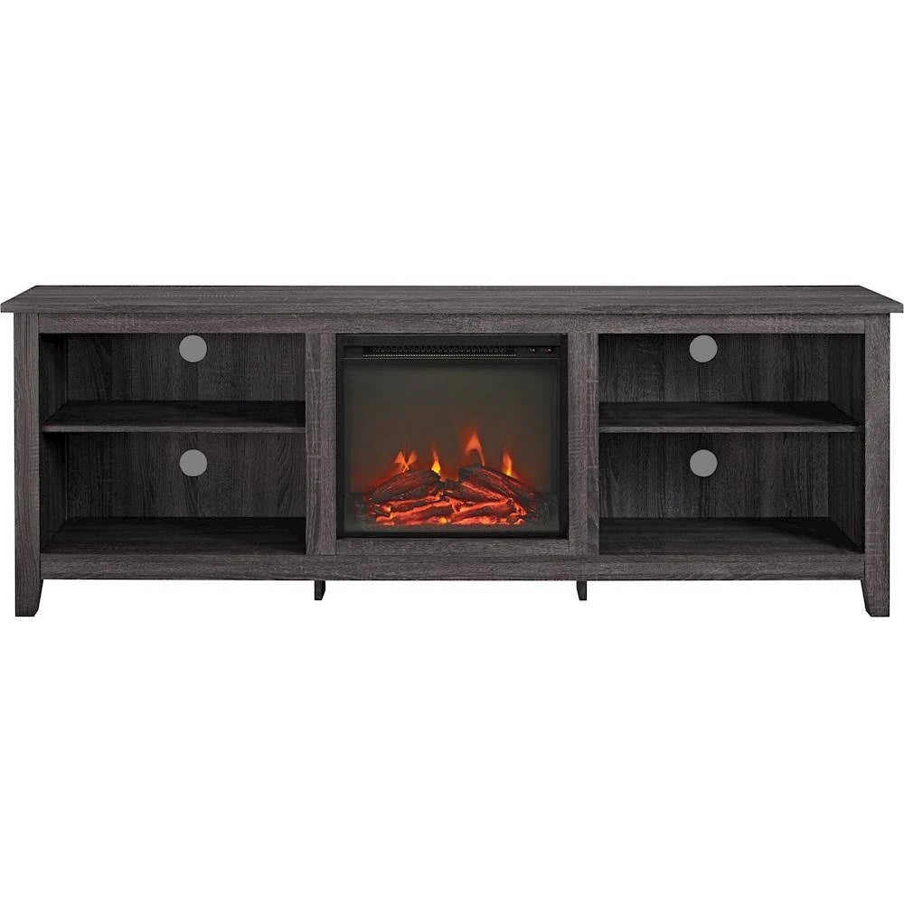 Charcoal Fireplace TV Console M812