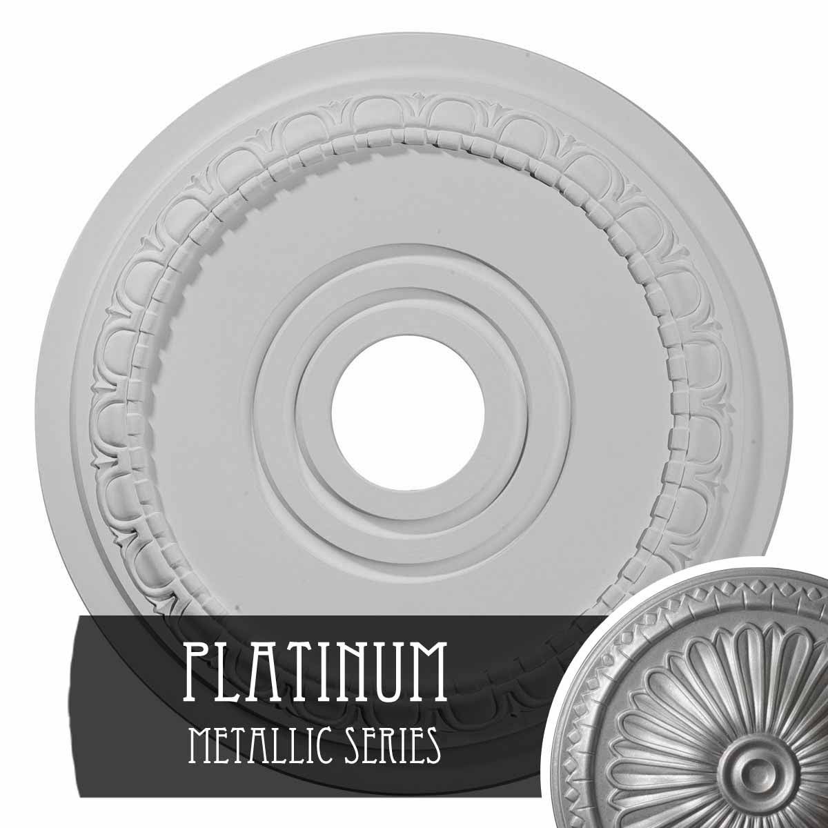 Munich Ceiling Medallion Platinum Finished L721595