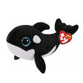 Black and White Whale Plush 6" Y381077