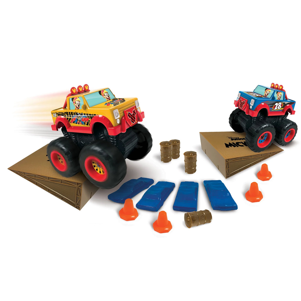 18 Piece Friction Powered Monster Truck Playset L883