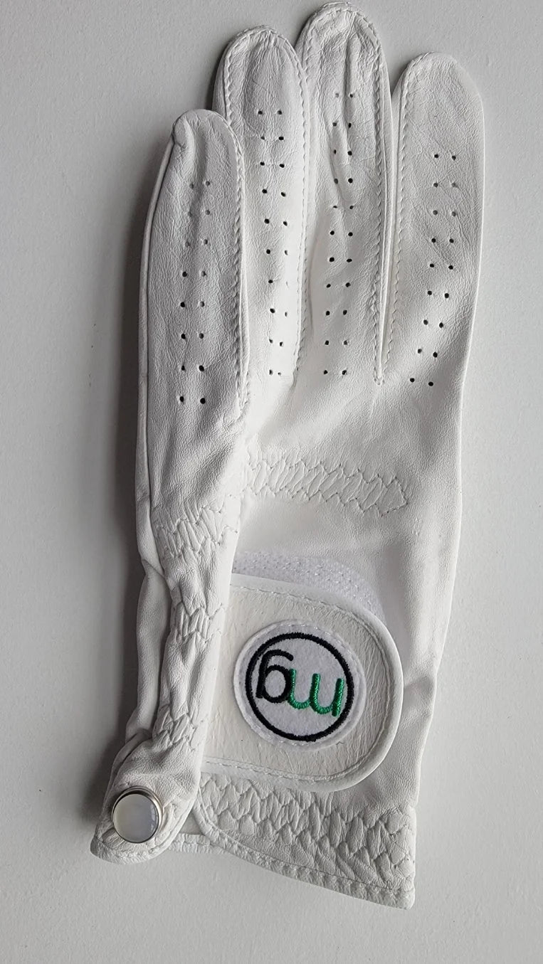White Leather Golf Glove 2-Pack W927