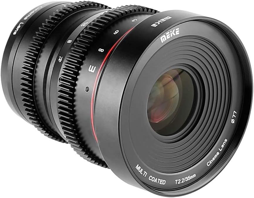 35mm T2.2 Manual Focus Cinema Lens for M43 Mount Cameras T106