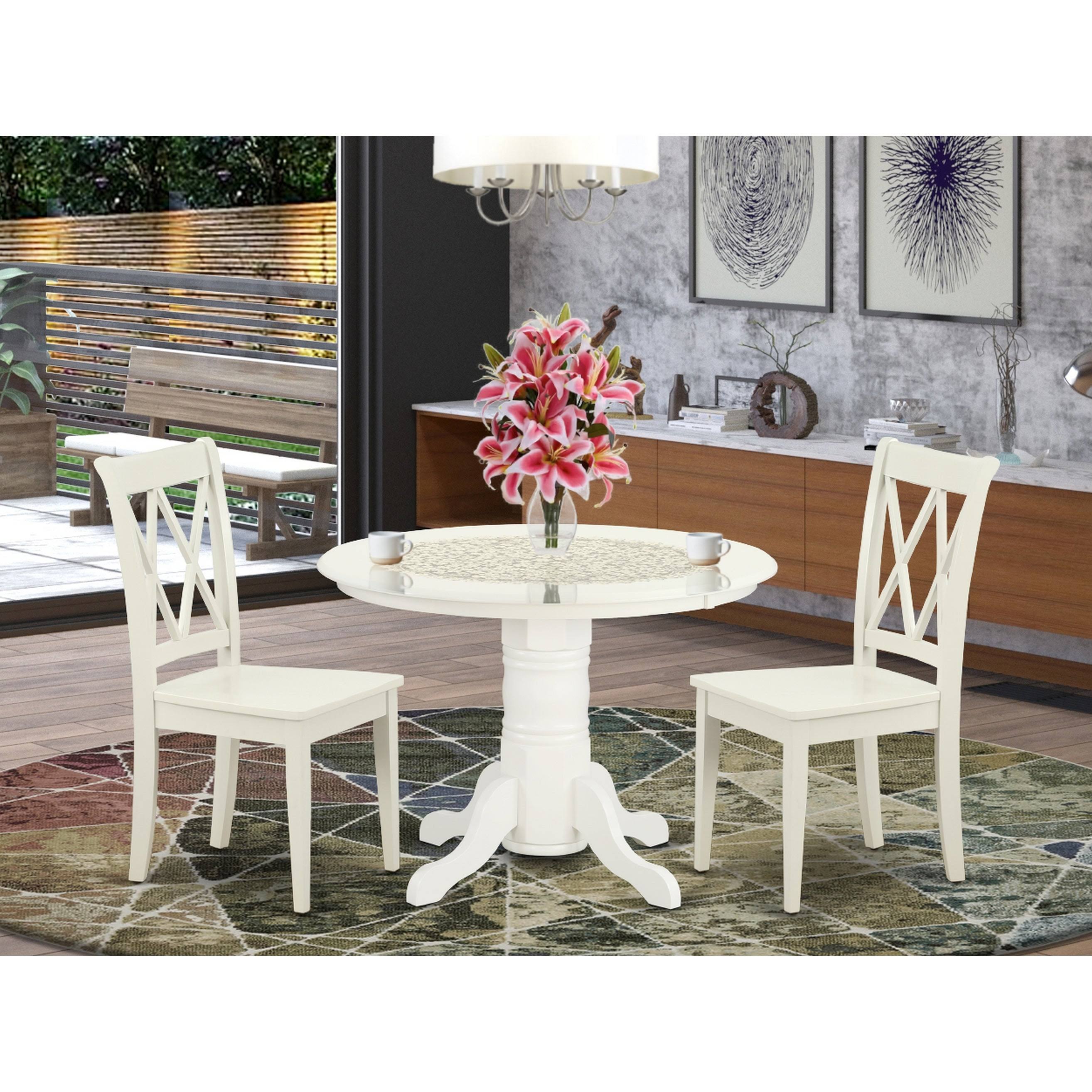 3PC Round Table and 2 Chairs Y736