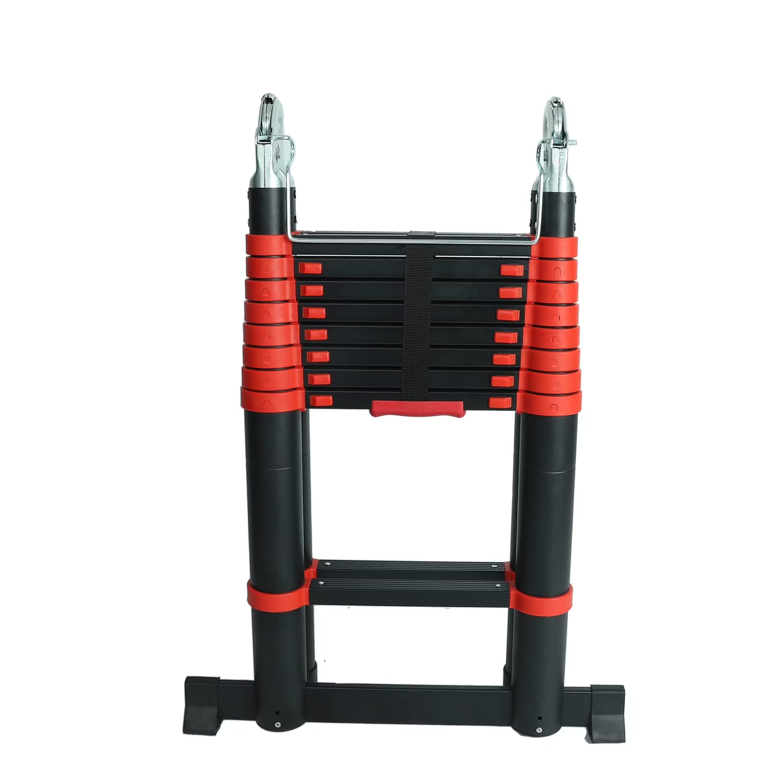 Aluminum Telescoping Extension Ladder, Red Alloy A-Frame Ladder R8227
