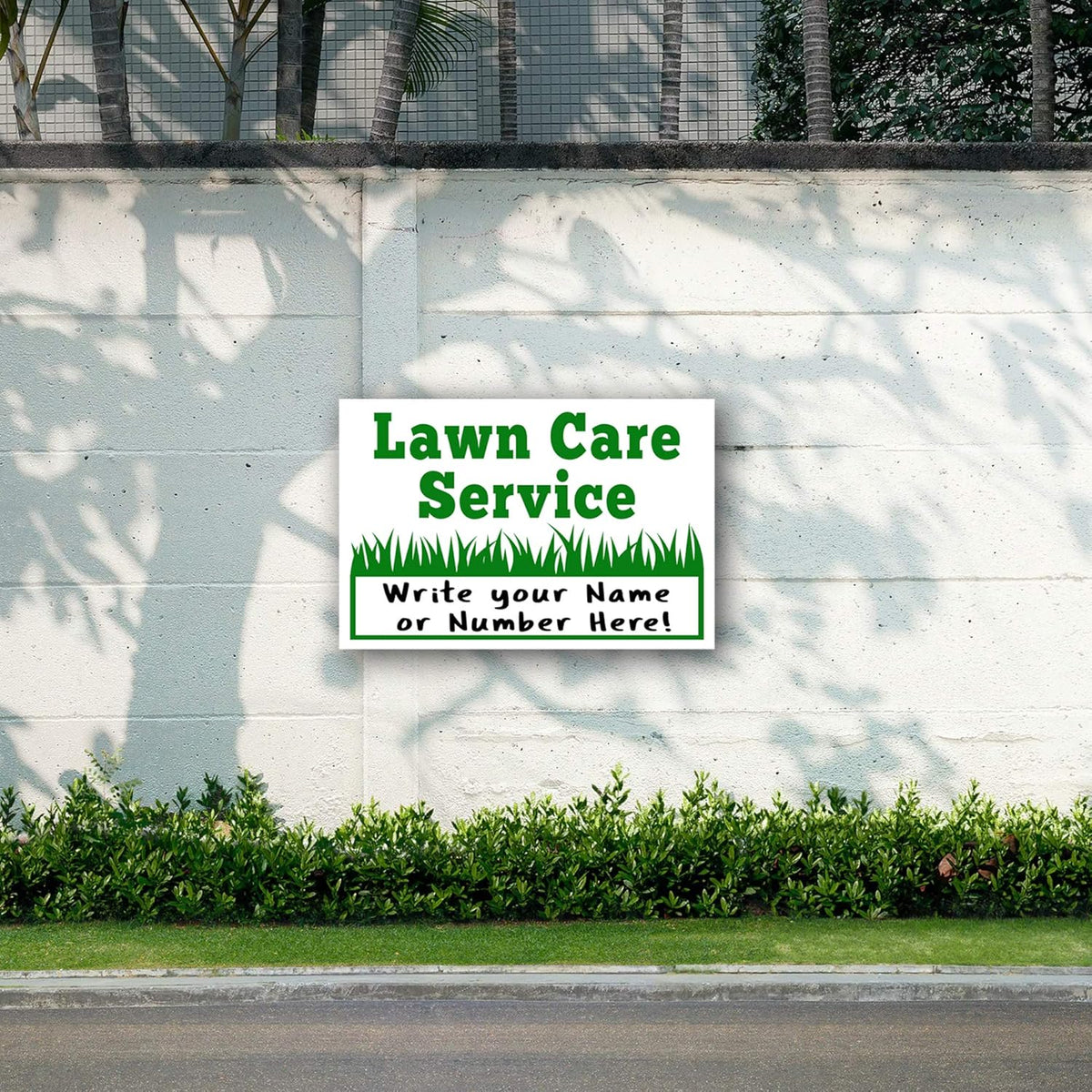 18x12 Single-Sided Screen Print UV-Ink Waterproof Yard Signs (25) Z650