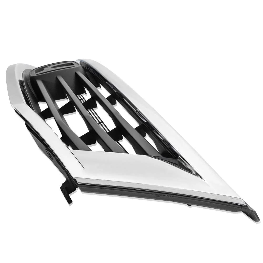 Chrome Front Bumper Hood Upper Grille Grill Trim for 2008-2010 Honda Accord Sedan 4-Door N825