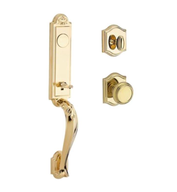 Full Dummy Handleset with Traditional Knob in Satin Nickel K370163