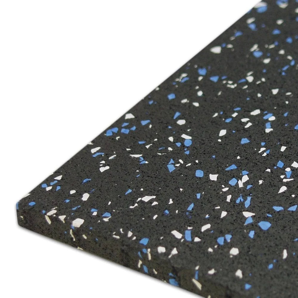 Blue Steel Recycled Rubber Flooring Rolls 120 x 48 x 0.19 in. D447