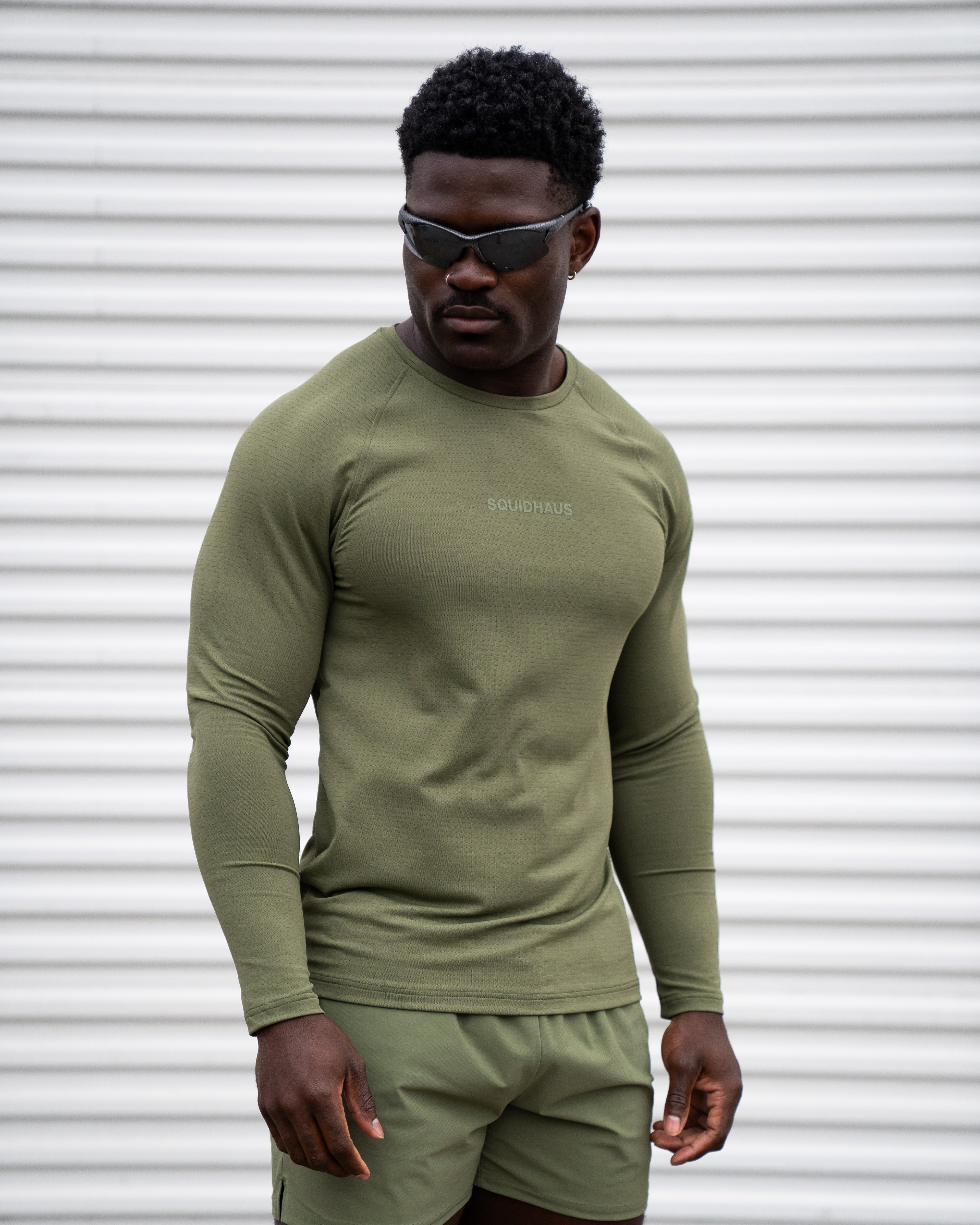 Essentials Long Sleeve Athletic Fitted Tee