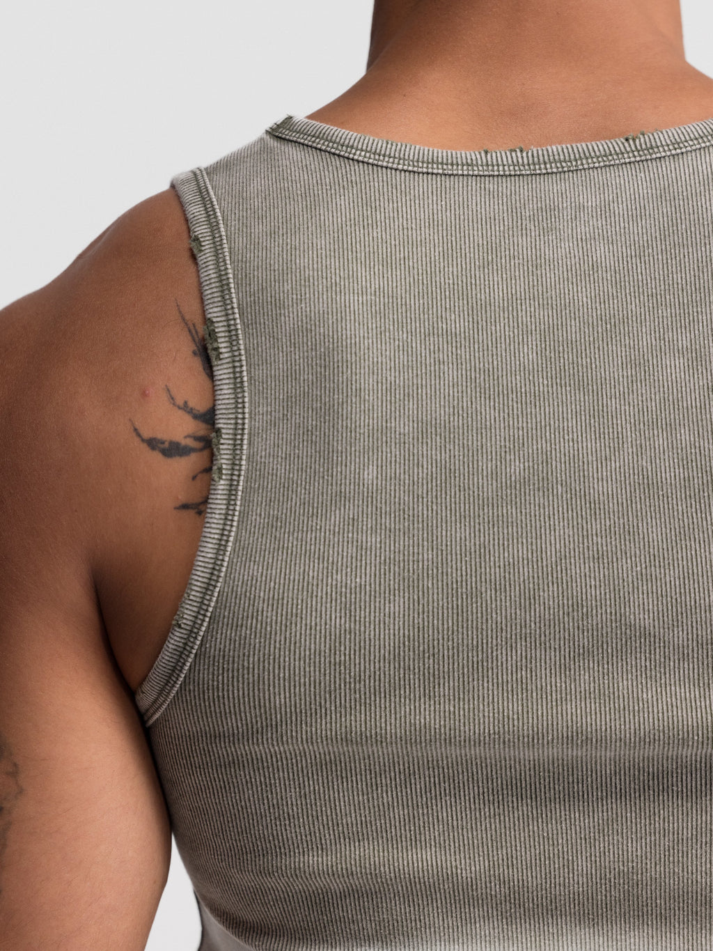 Premium Ultra-Soft Cotton Distressed Fitted Tank 2 Pack