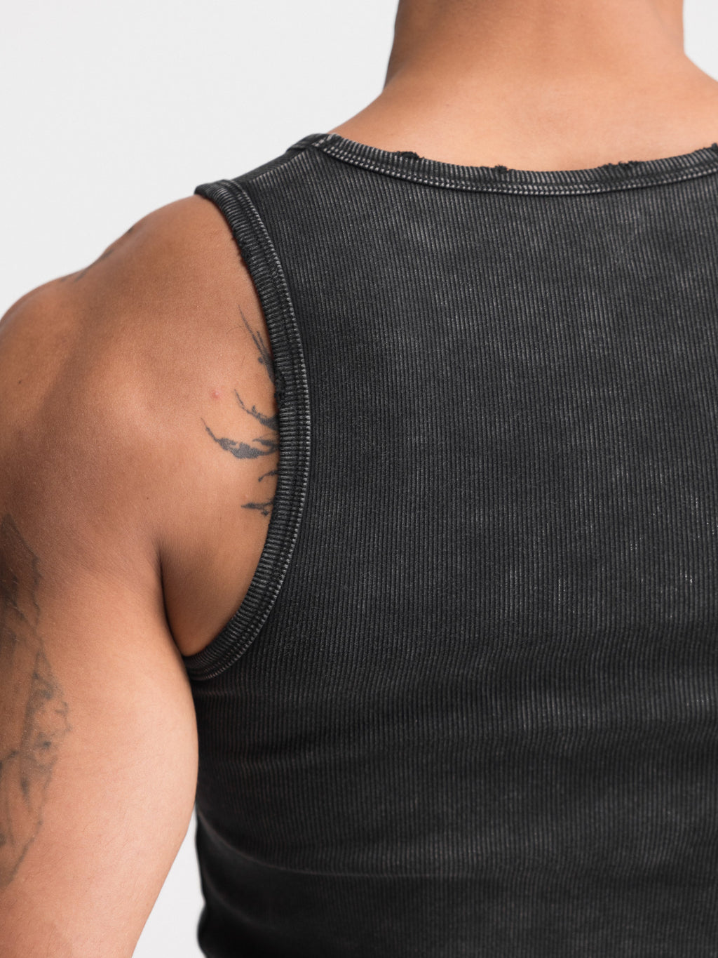 Premium Ultra-Soft Cotton Distressed Fitted Tank 4 Pack