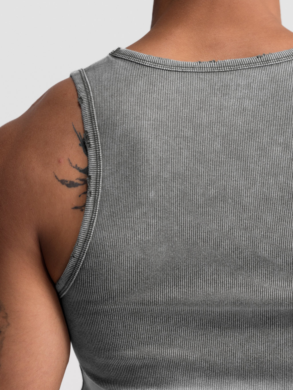 Premium Ultra-Soft Cotton Distressed Fitted Tank 4 Pack