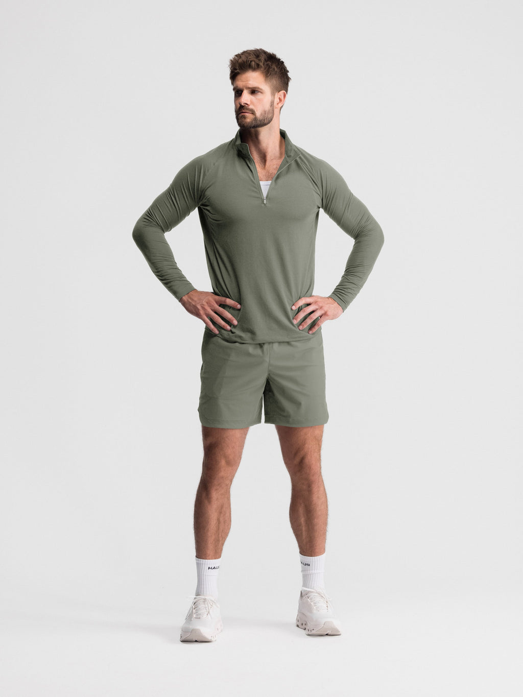 Performance Airknit Fitted Quarter Zip