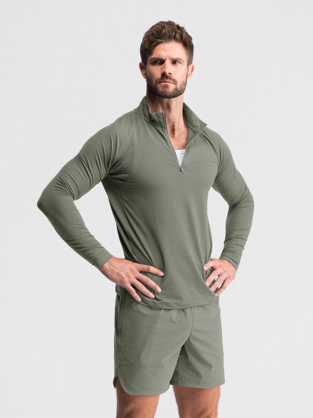 Performance Airknit Fitted Quarter Zip