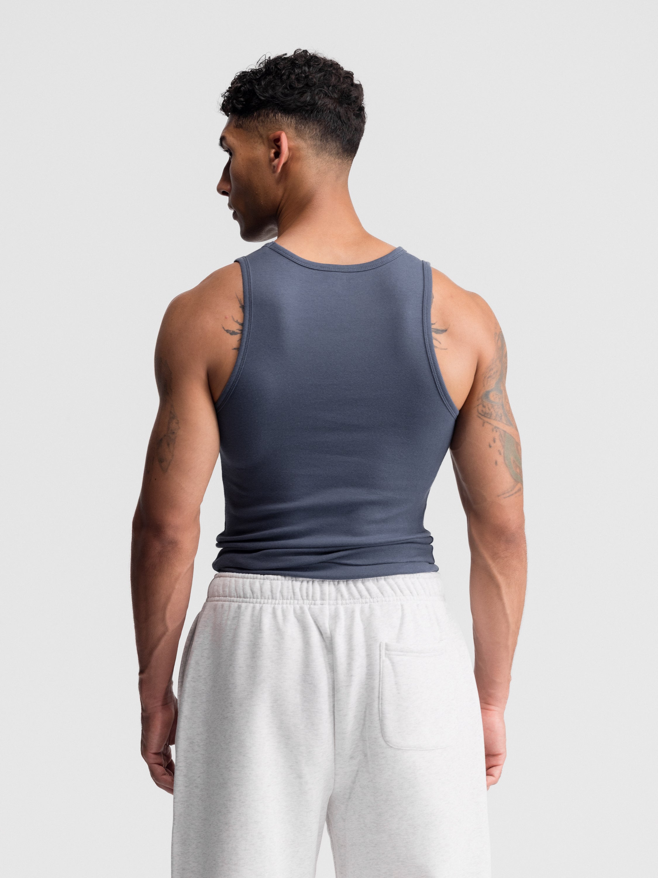 Premium Ultra-Soft Cotton Fitted Tank 6 Pack