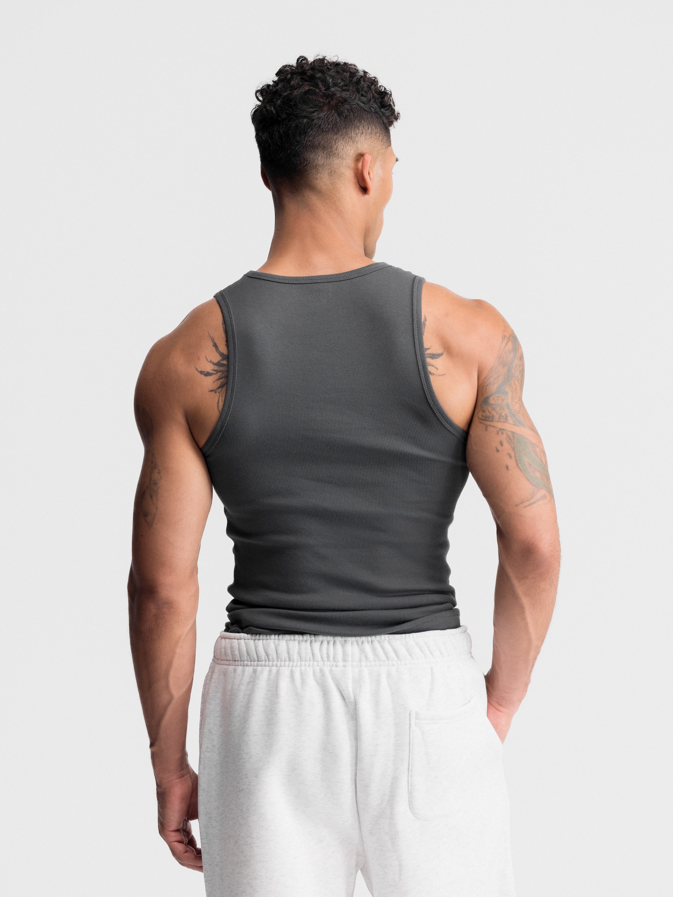 Premium Ultra-Soft Cotton Fitted Tank 6 Pack