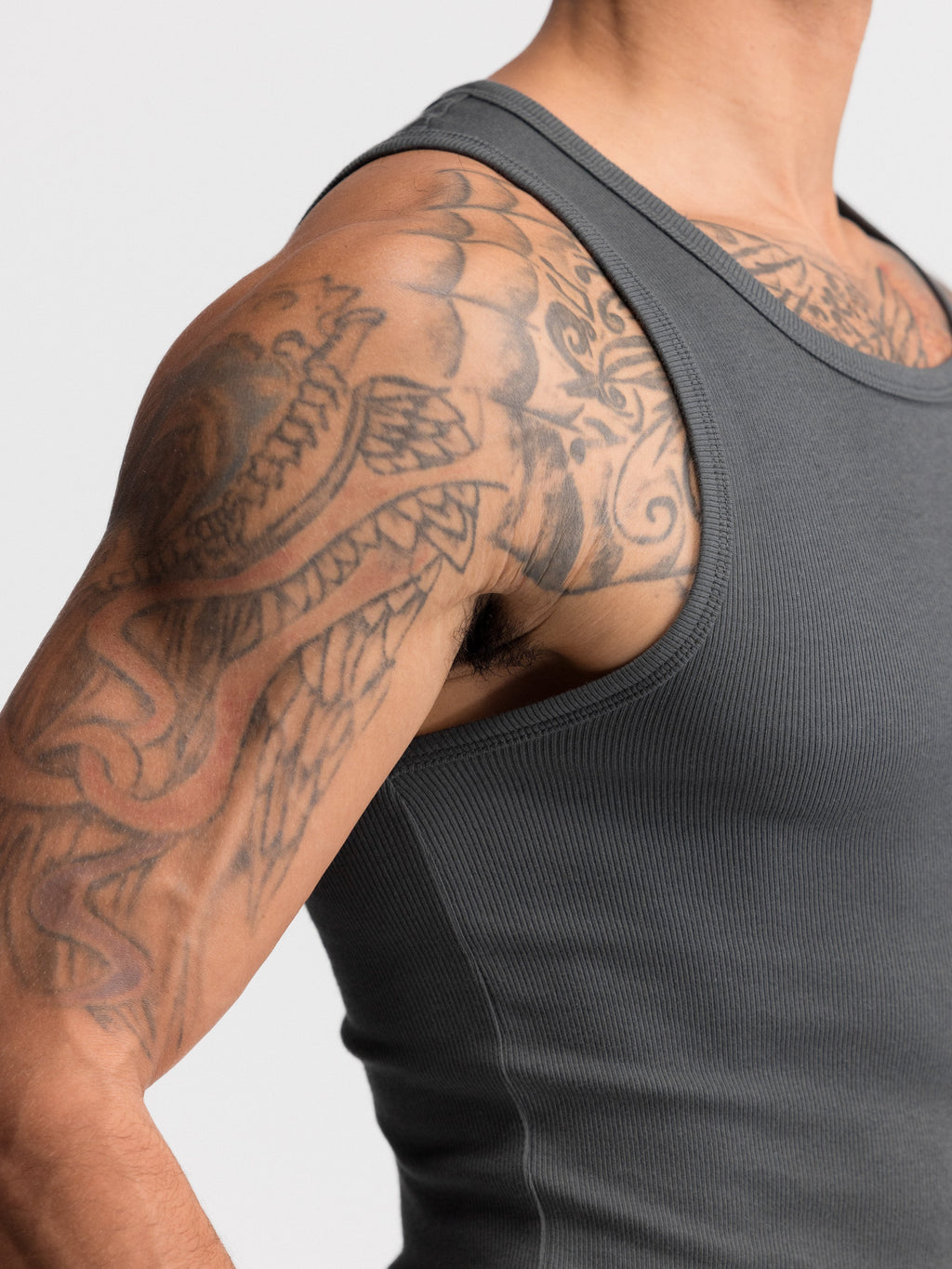 Premium Ultra-Soft Cotton Fitted Tank 6 Pack