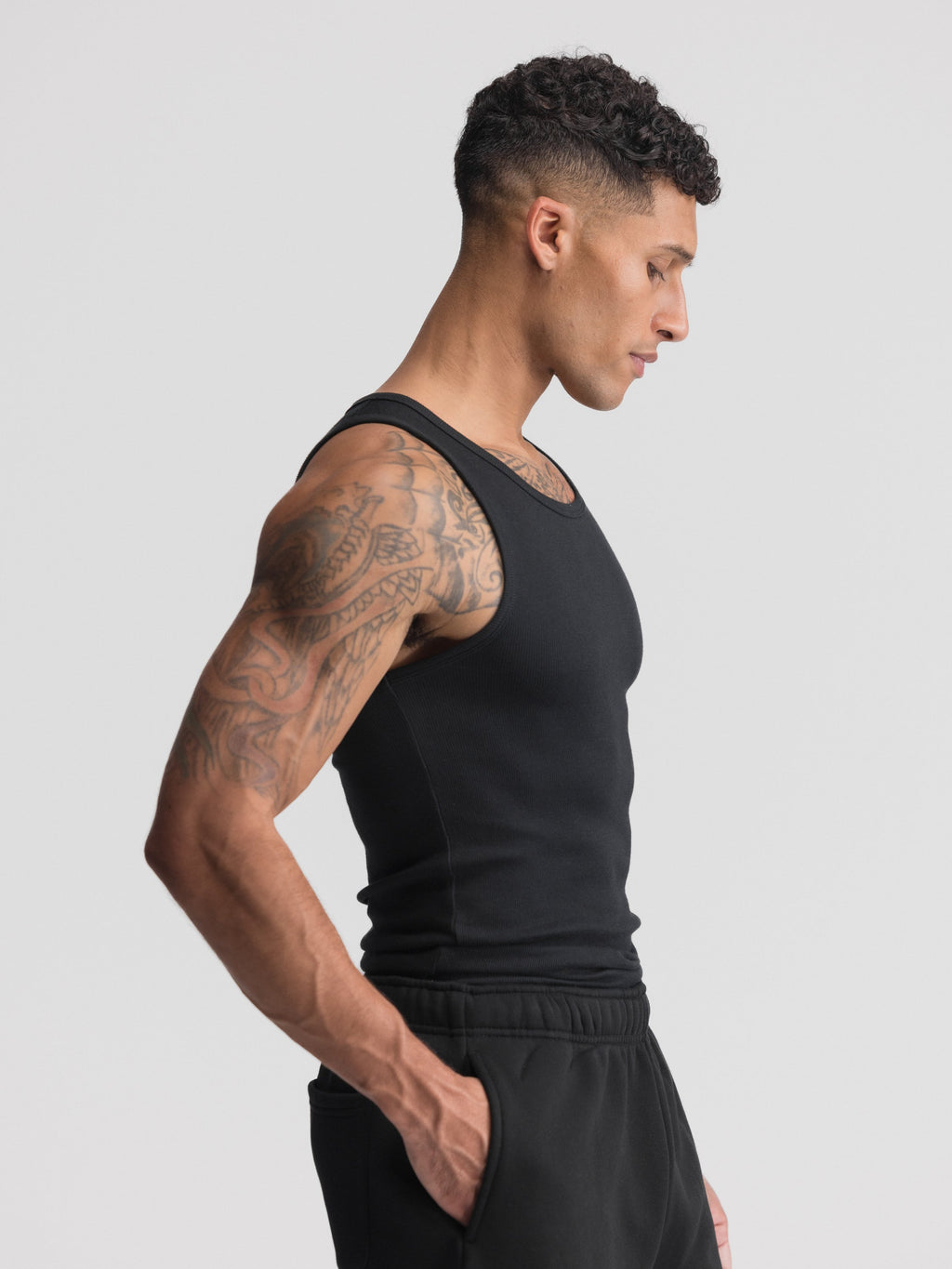 Premium Ultra-Soft Cotton Fitted Tank 6 Pack