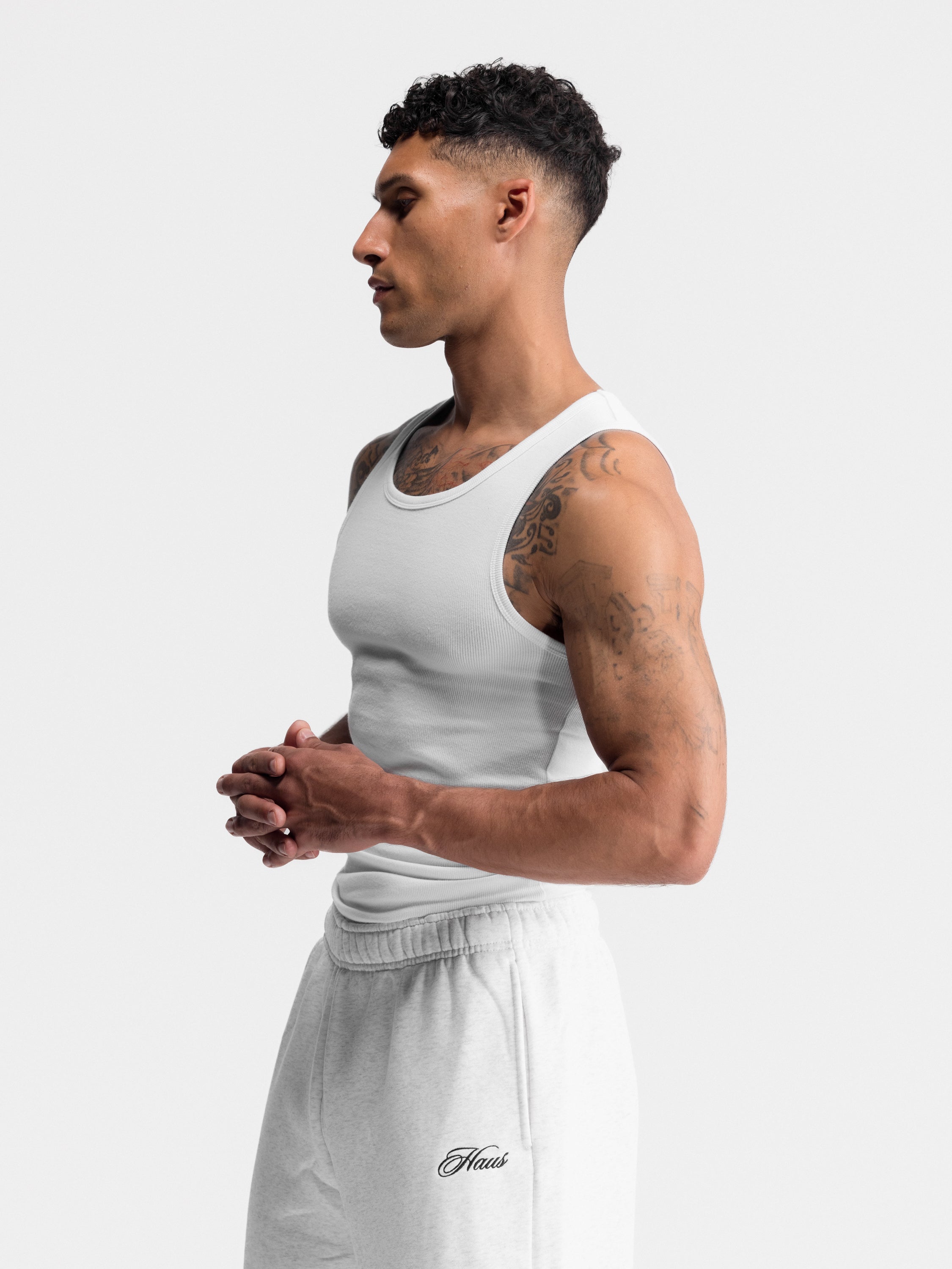 Premium Ultra-Soft Cotton Fitted Tank 6 Pack