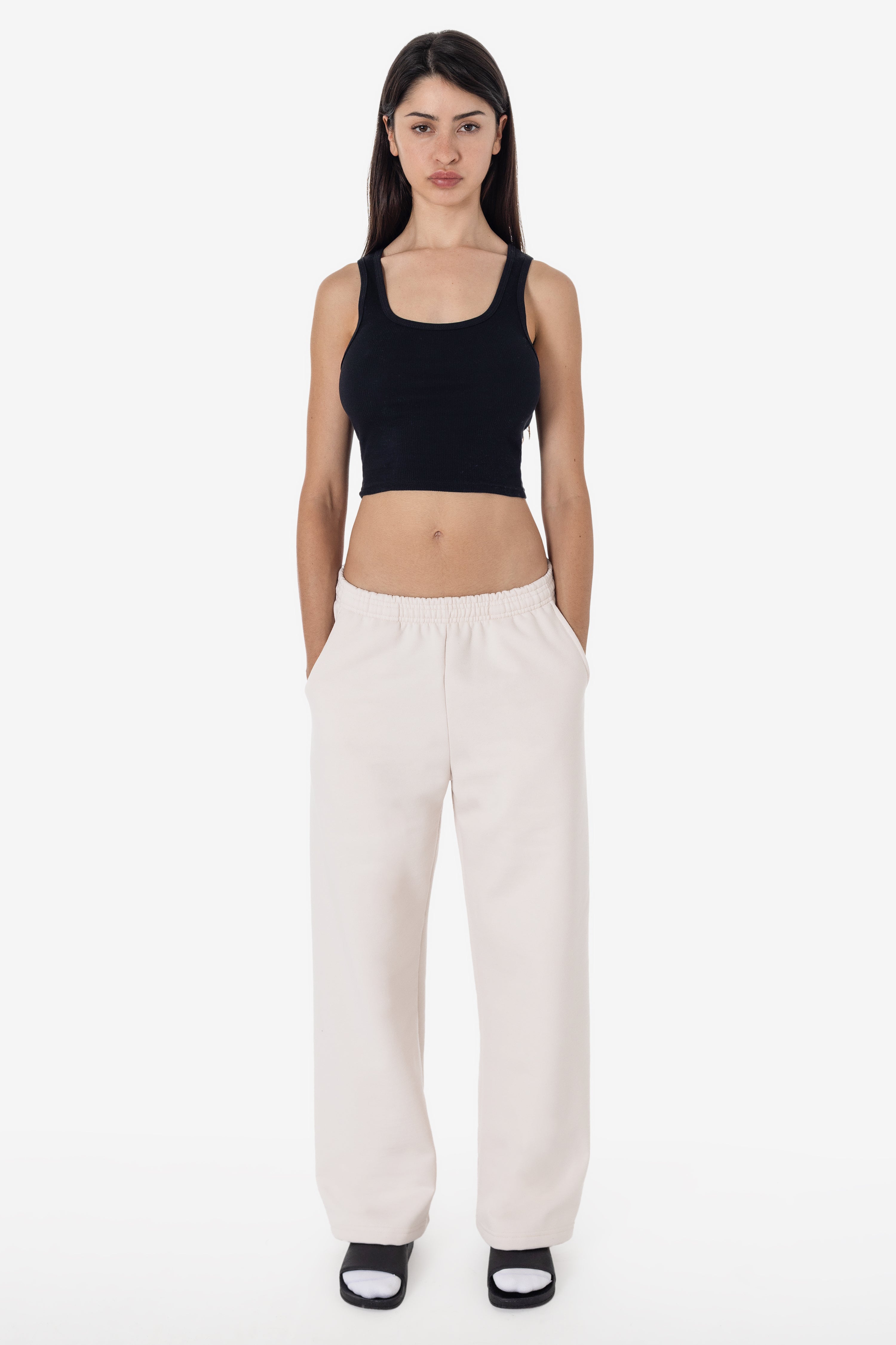 MWF1044 - 10 oz. Mid-Weight Poly Cotton Fleece Wide Sweatpant