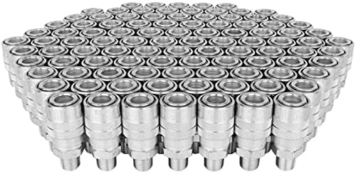 1/4" MNPT Industrial Interchange Quick-Connect Steel Coupler, Box of 100 K944