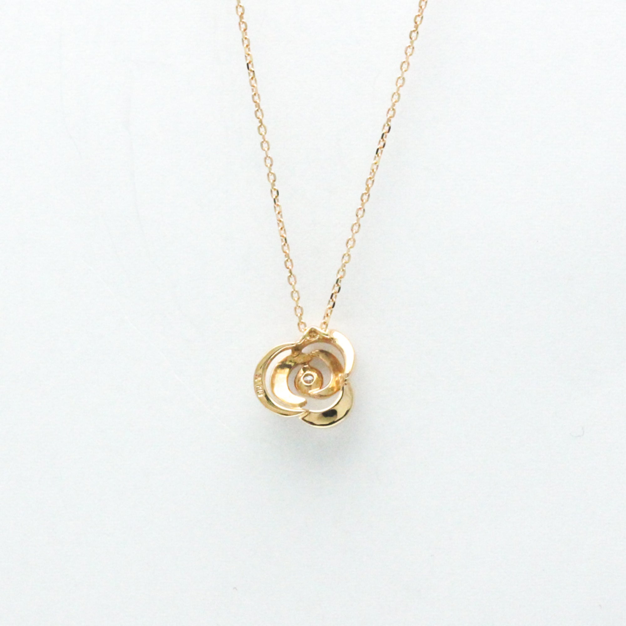 Pink Gold Diamond Pendant Necklace H143274