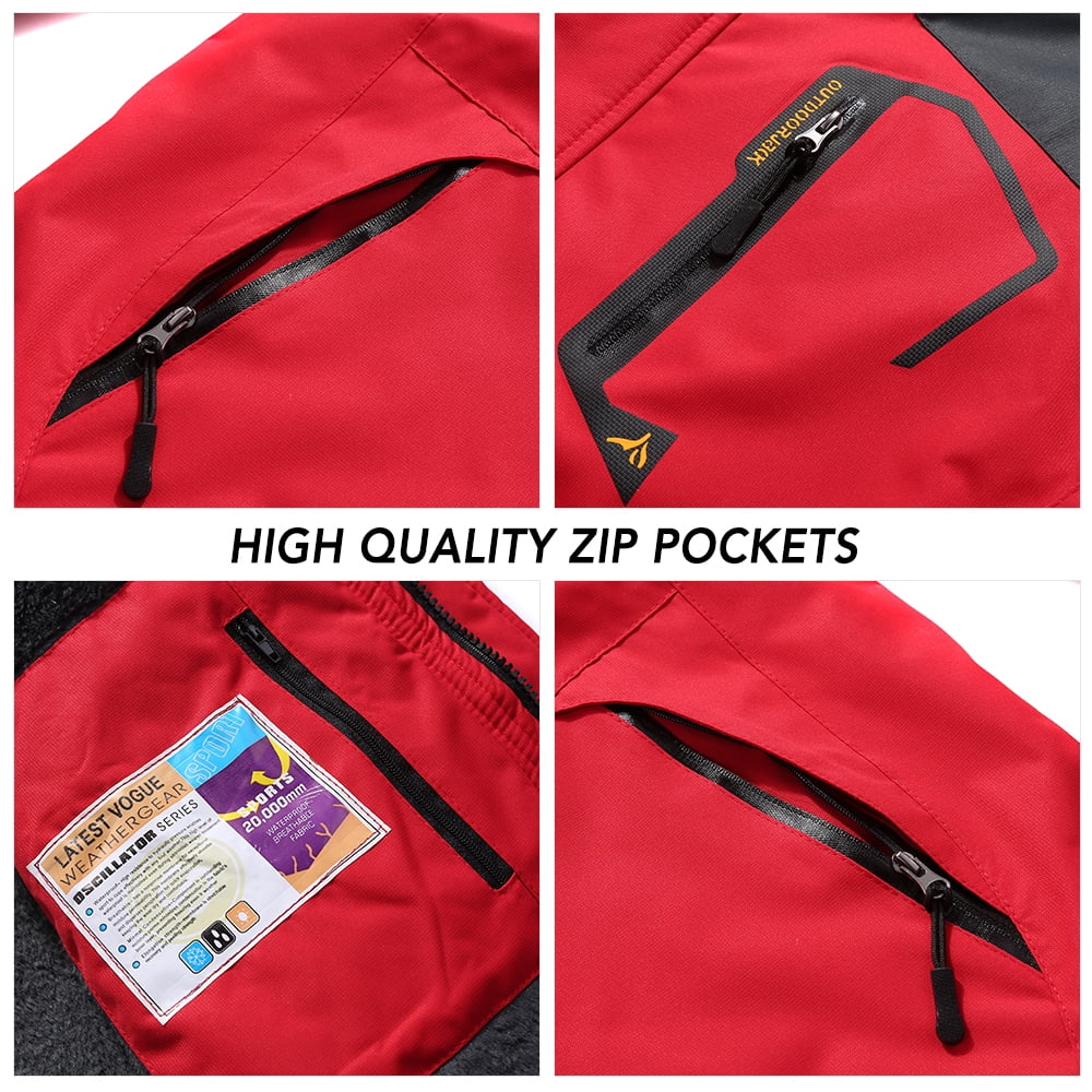 Waterproof Shell Ski Jacket T375