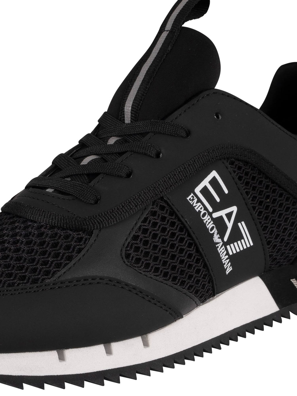 Black Woven Trainers B4655