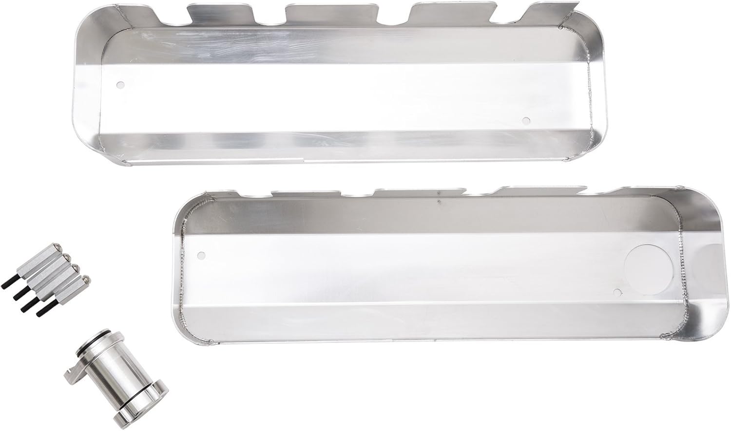Polished LS1 Fabricated Coil Cover with Oil Filler I91480