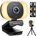 1080P Webcam with Microphone, Autofocus, Privacy Cover, Tripod T864272