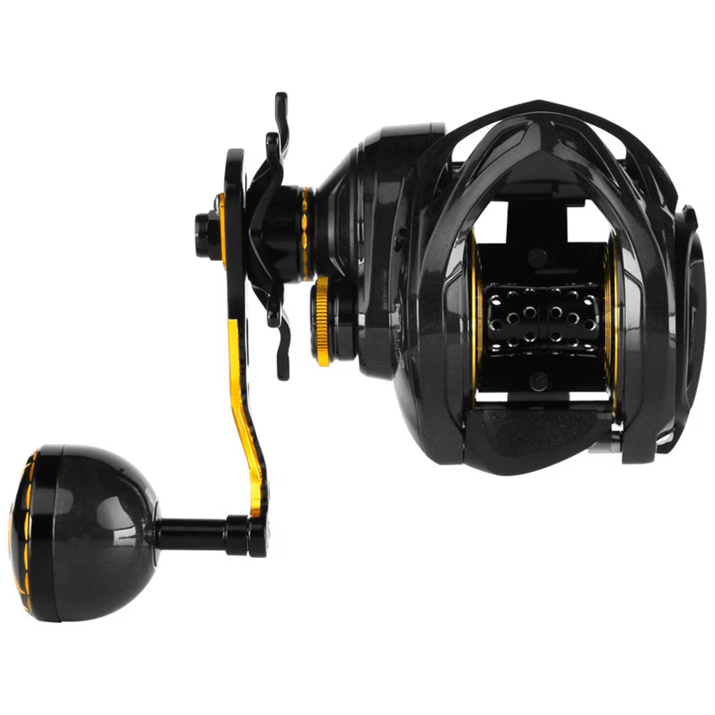 Baitcasting Reel 6+1BB with Carbon Fiber Construction and Magnetic Brake W392260