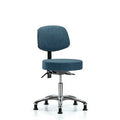 Blue Height Adjustable Lab Stool Y2891