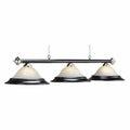 Matte Black / Stainless Billiard Light F78124