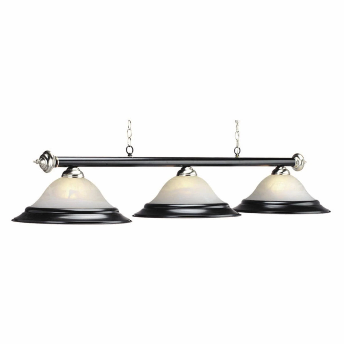 Matte Black / Stainless Billiard Light F78124